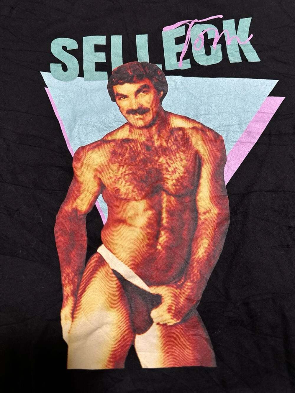 Bella+Canvas Tom Selleck Graphic T-Shirt Size M